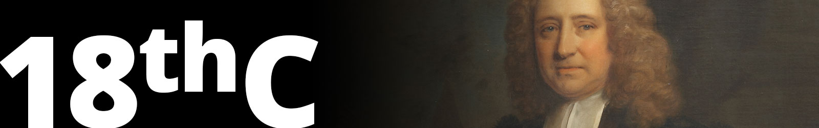 18th century header for History timeline, date and image depicting Edmond Halley, astronomer (1656-1742), by Thomas Murray
