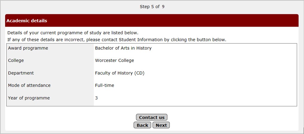 Student Self Service