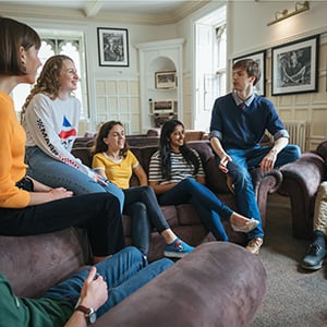 students in a jcr