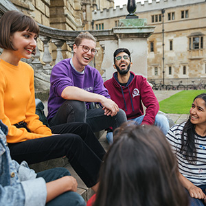 students at a college