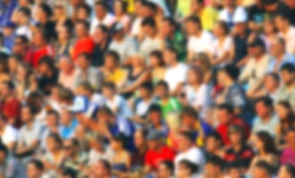 crowd at a sports event