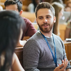 students at a lecture