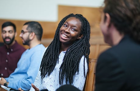 students at a lecture