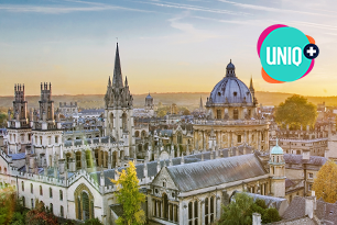 Oxford skyline with the UNIQ+ logo.