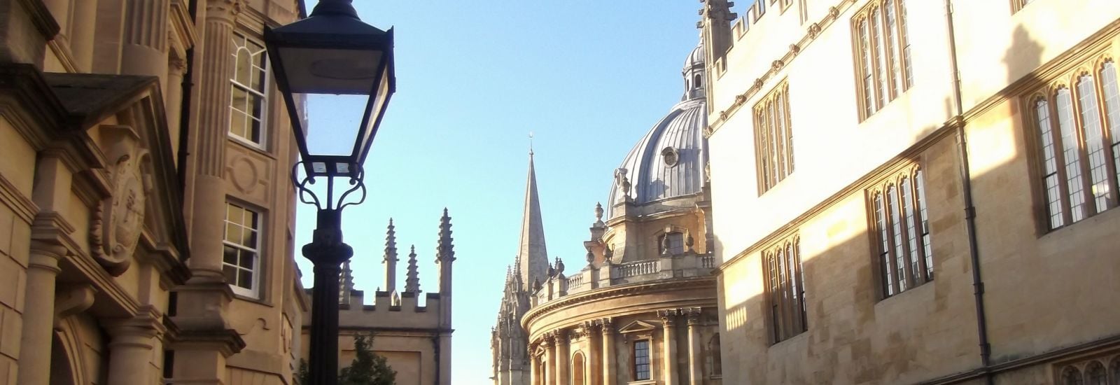 Sun on Oxford University buildings