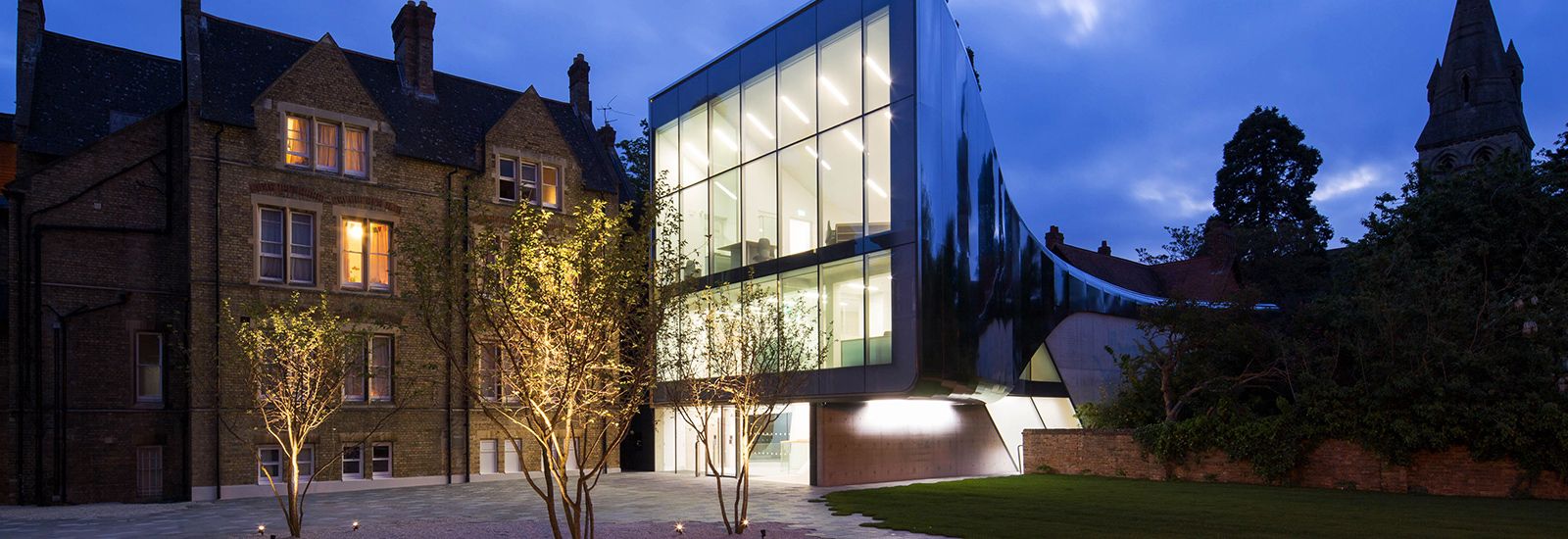 The new Investcorp Building in St Antony's College by Zaha Hadid Architects