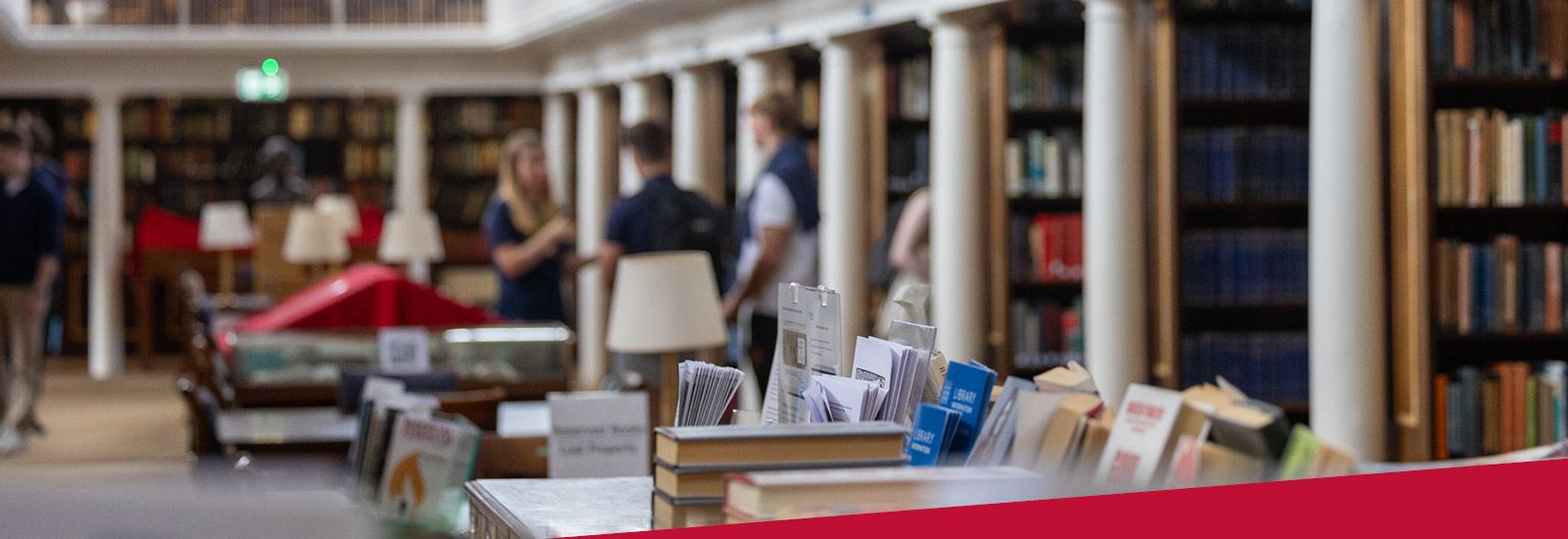 Books in a library