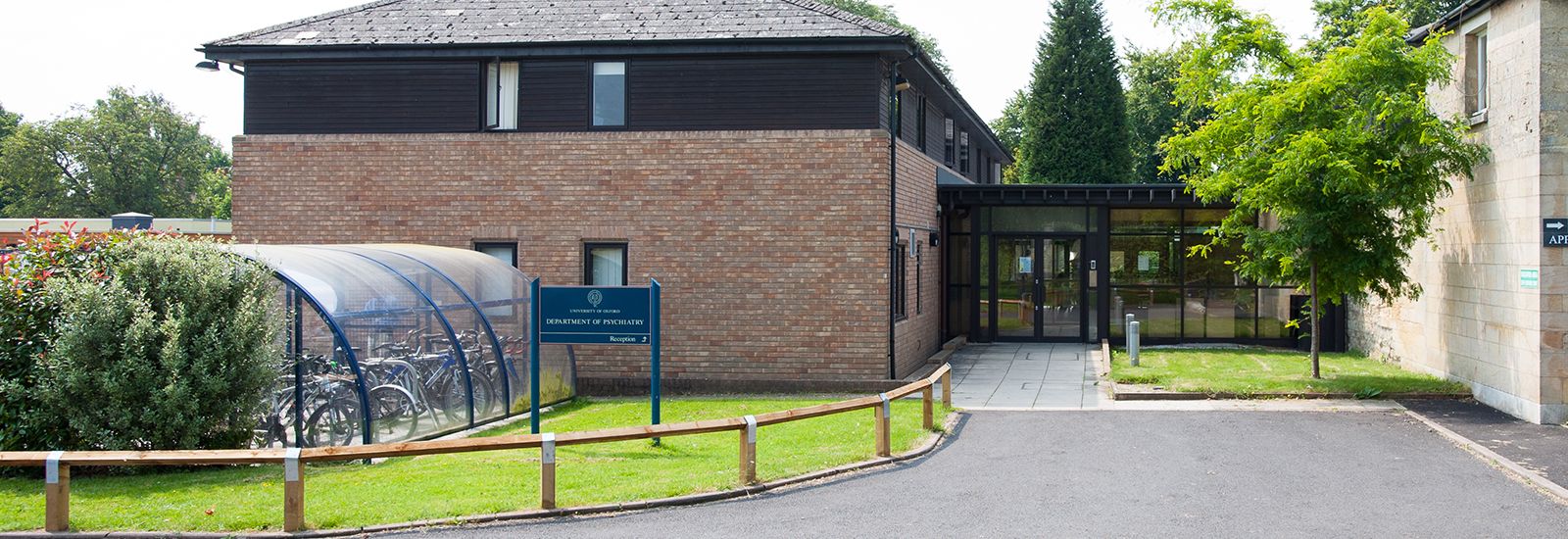 The building that's home to the Psychiatry Department